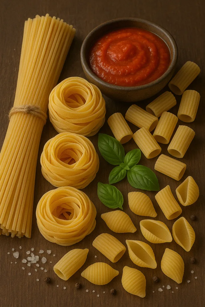 Ingredienti freschi utilizzati in una vera ricettesegrete