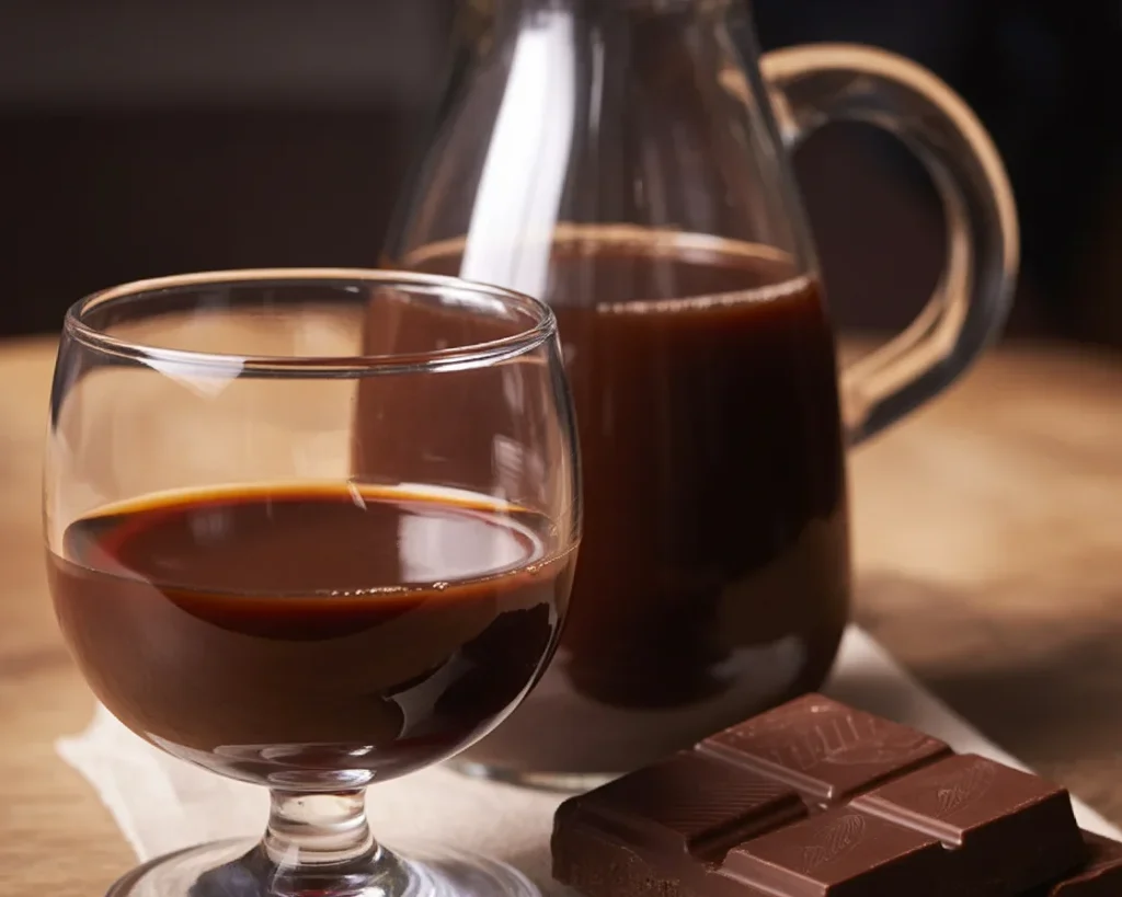 Ricetta liquore al cioccolato con cacao amaro e panna fresca