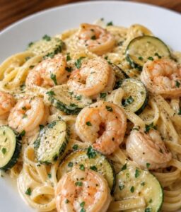 Pasta Cremosa Zucchine Gamberi e Philadelphia