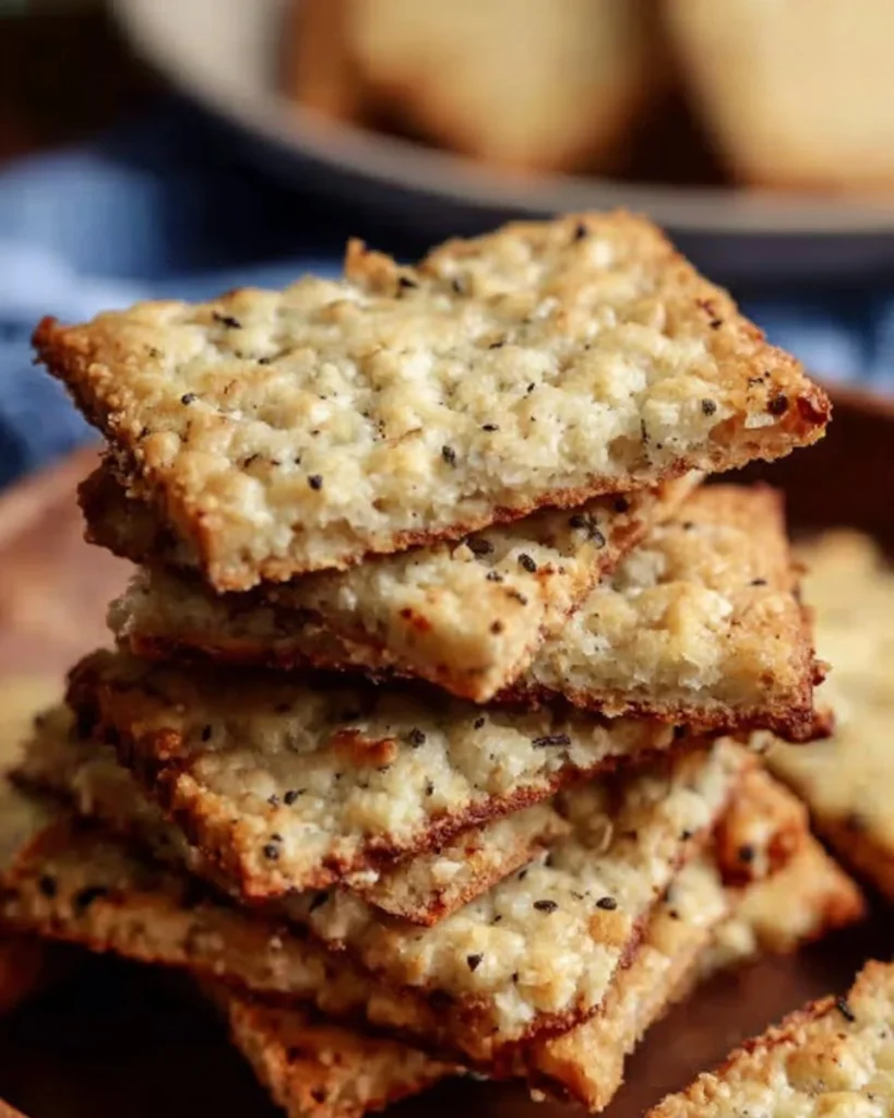 Biscotti al Pecorino e Noci freschi su un piatto bianco