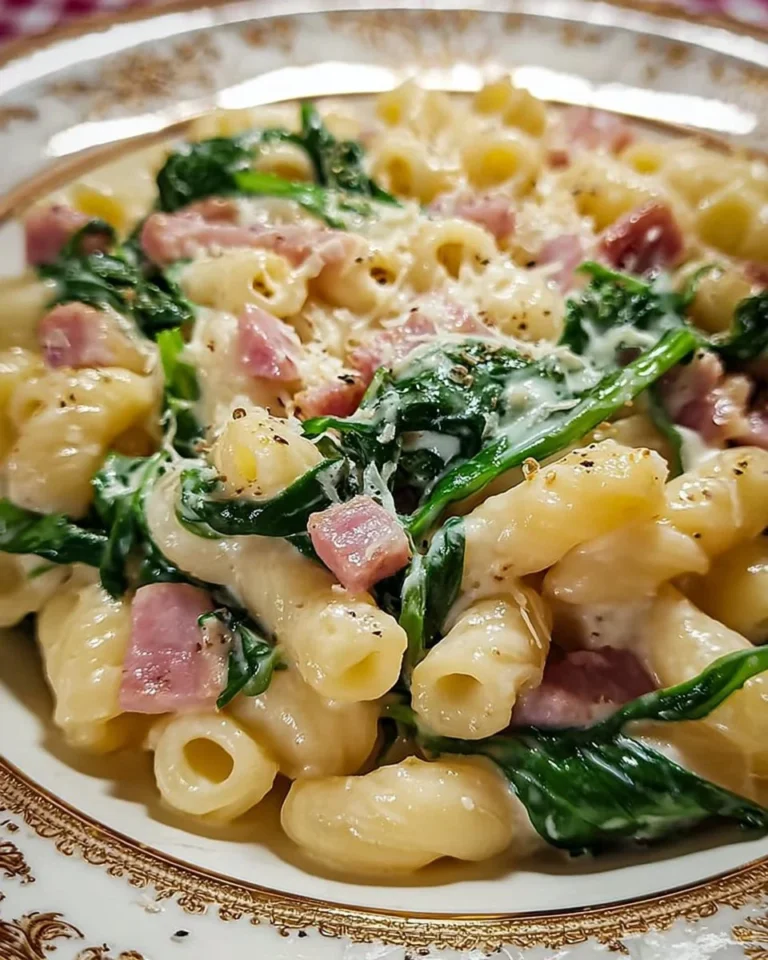 Pasta con Crema di Patate, Rucola e Speck, piatto delizioso e cremoso
