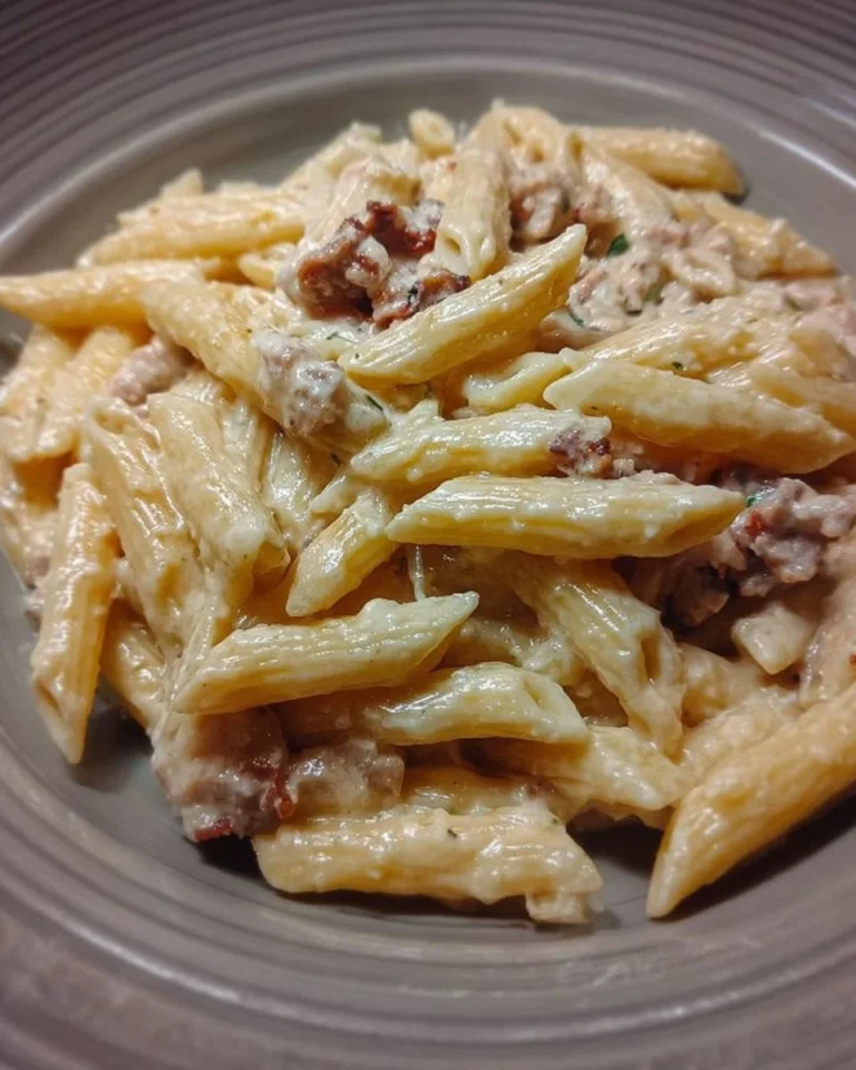Pennette Allubriaca - pasta con condimento saporito e tradizionale