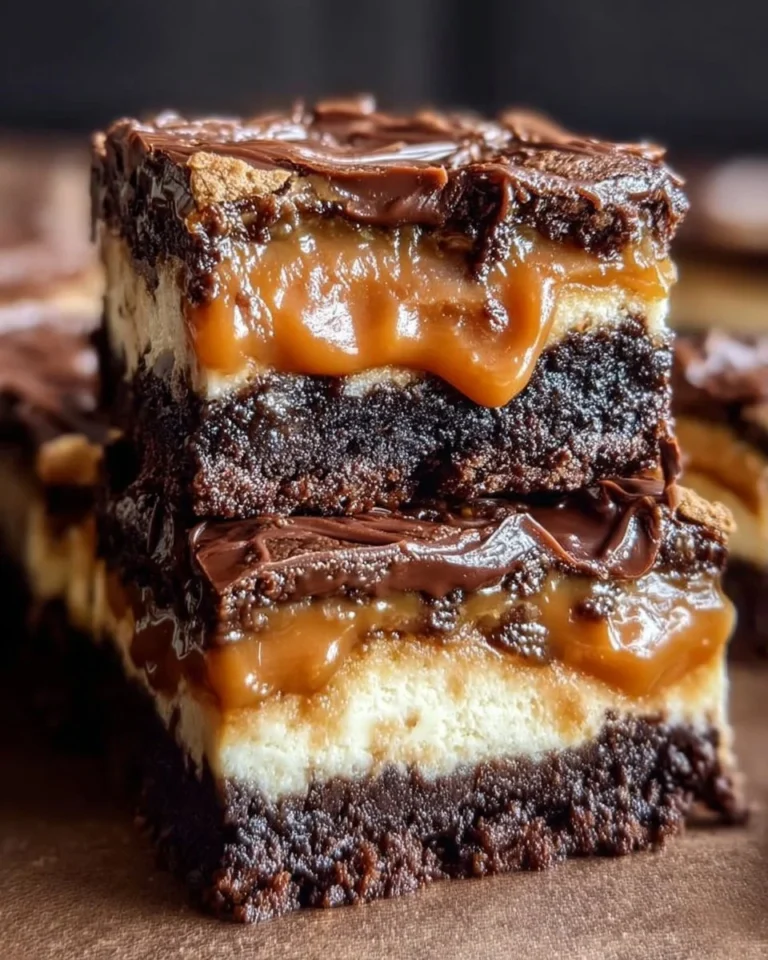 Brownies al Caramello con Cheesecake Milky Way, dessert delizioso e goloso