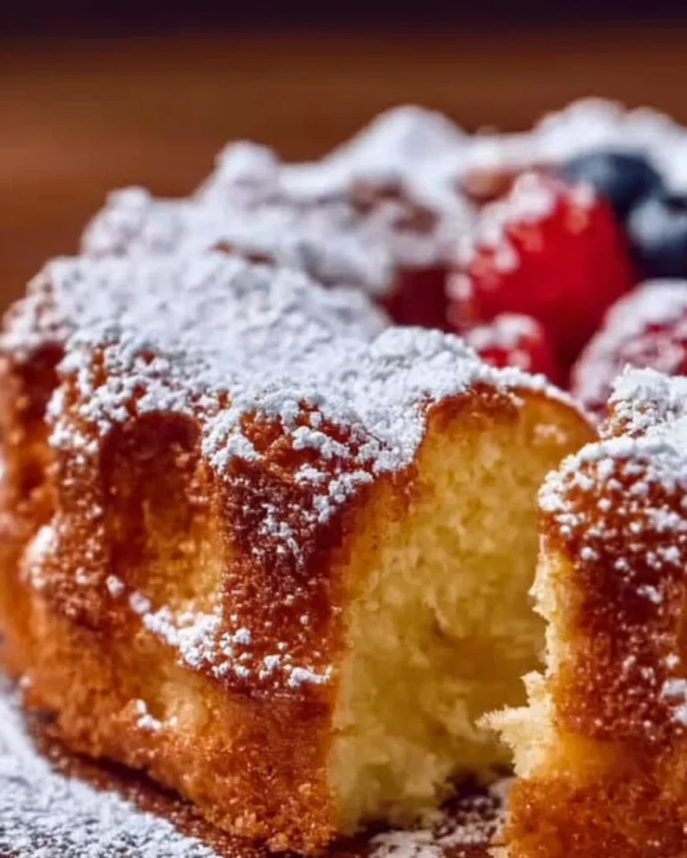 Ciambellone classico della nonna appena sfornato