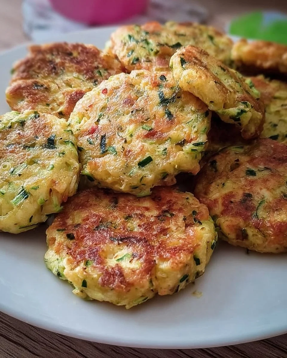 Frittelline di zucchine e patate dorate e croccanti