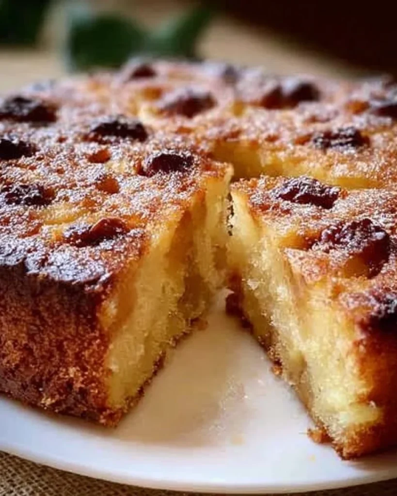 Torta di mele senza zucchero su un piatto con una fetta servita
