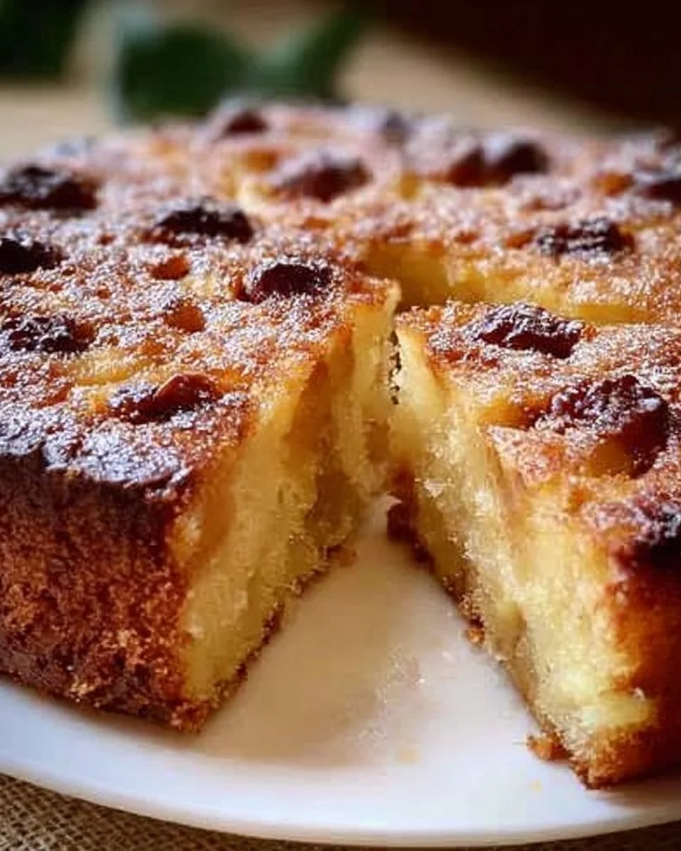Torta di mele senza zucchero su un piatto con una fetta servita