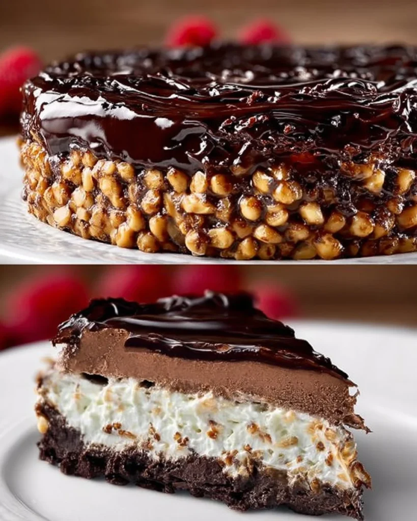 Torta Fredda con frutta fresca e crema - dessert estivo italiano