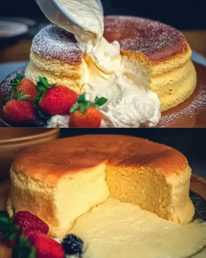 Torta Nuvola con strati di crema soffice e cioccolato.