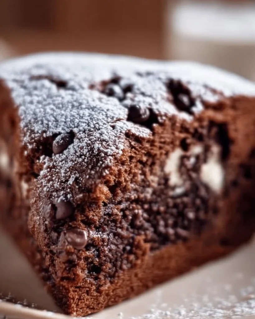 Torta Soffice Mascarpone e Cioccolato con decorazione di cioccolato fondente