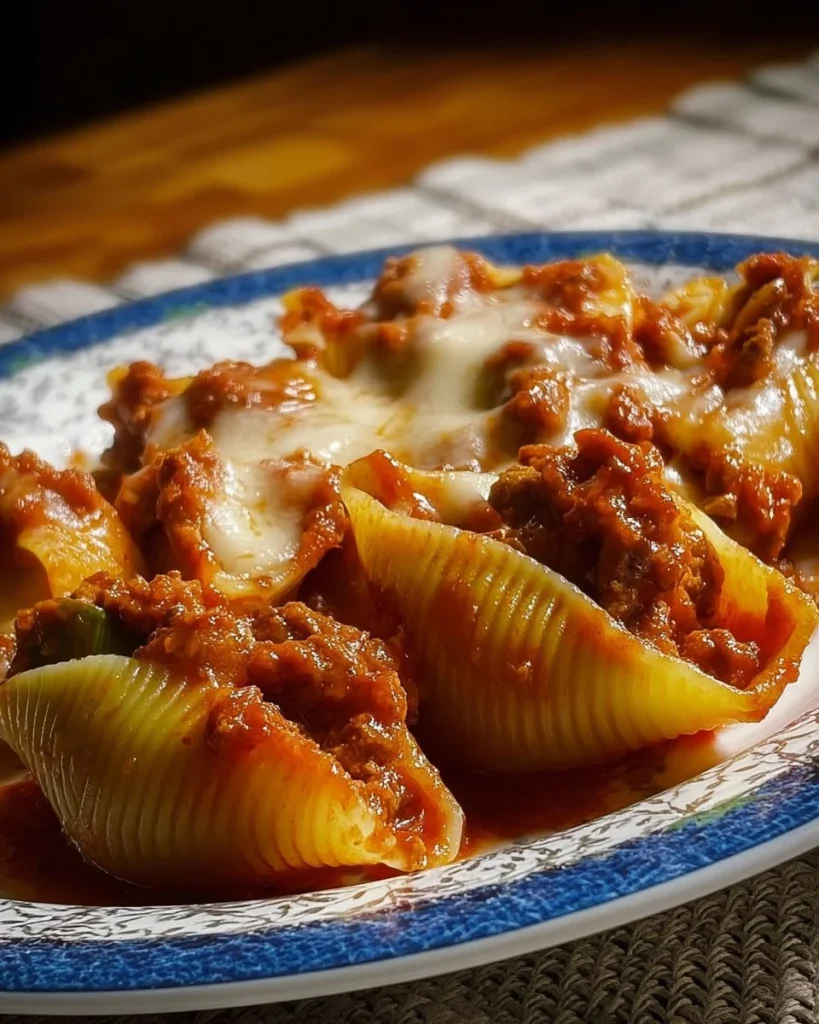Pasta conchiglioni al forno con ragù siciliano e besciamella croccante
