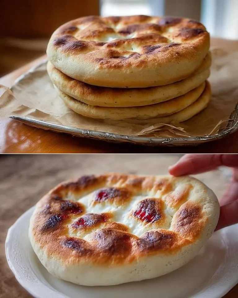 Focaccine al yogurt appena sfornate su un piatto