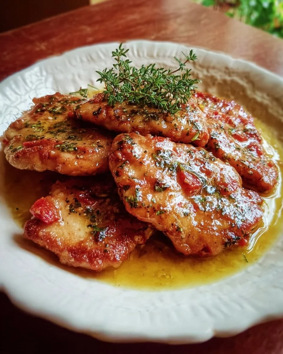 Scaloppine alla Valdostana servite con contorni tipici della cucina valdostana.