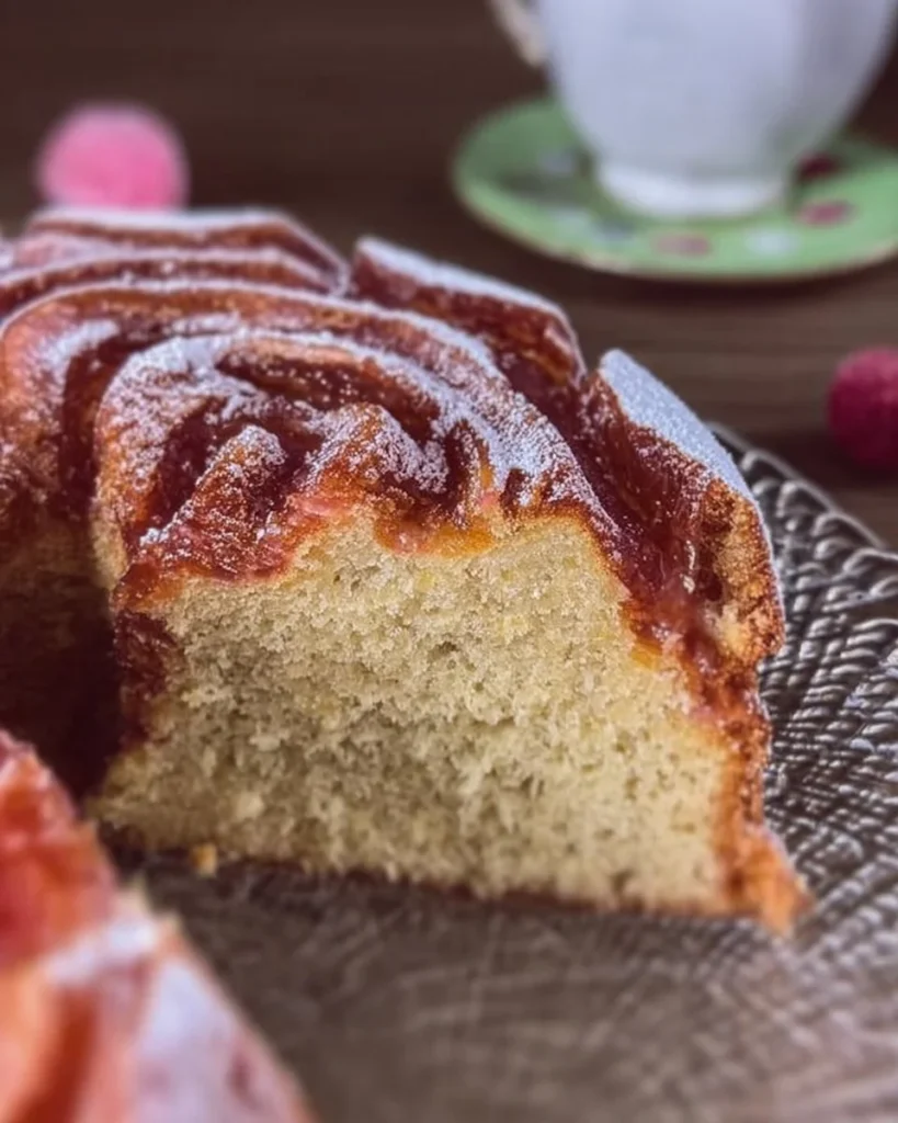 Torta sette vasetti decorata con frutta fresca