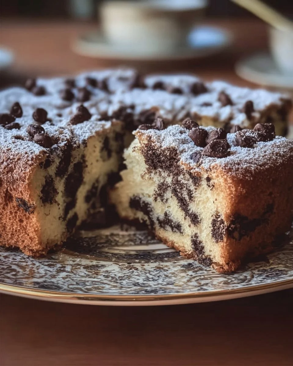 Torta Stracciatella con Gocce di Cioccolato - Un dolce cremoso e ricco di cioccolato