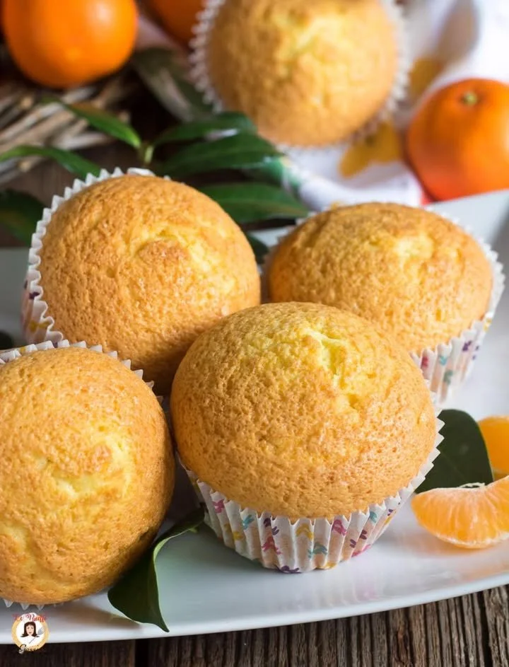 Muffin alle clementine freschi e gustosi