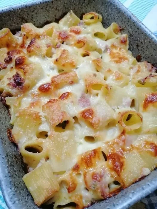 Pasta al Forno Zucchine, Cotto e Galbanino