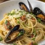 Spaghetti alle Cozze di Antonino Cannavacciuolo con cozze fresche e salsa deliziosa