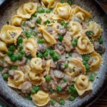 Tortellini Boscaiola cremosi con funghi e pancetta