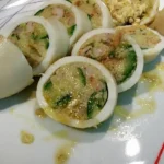 Tubi di totano ripieni con gamberetti e zucchine, ricetta deliziosa e semplice