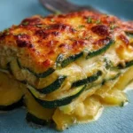 Parmigiana bianca con zucchine e patate, un delizioso piatto pronto in 60 minuti.