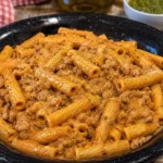Pasta alla Montecarlo con ingredienti freschi e colorati
